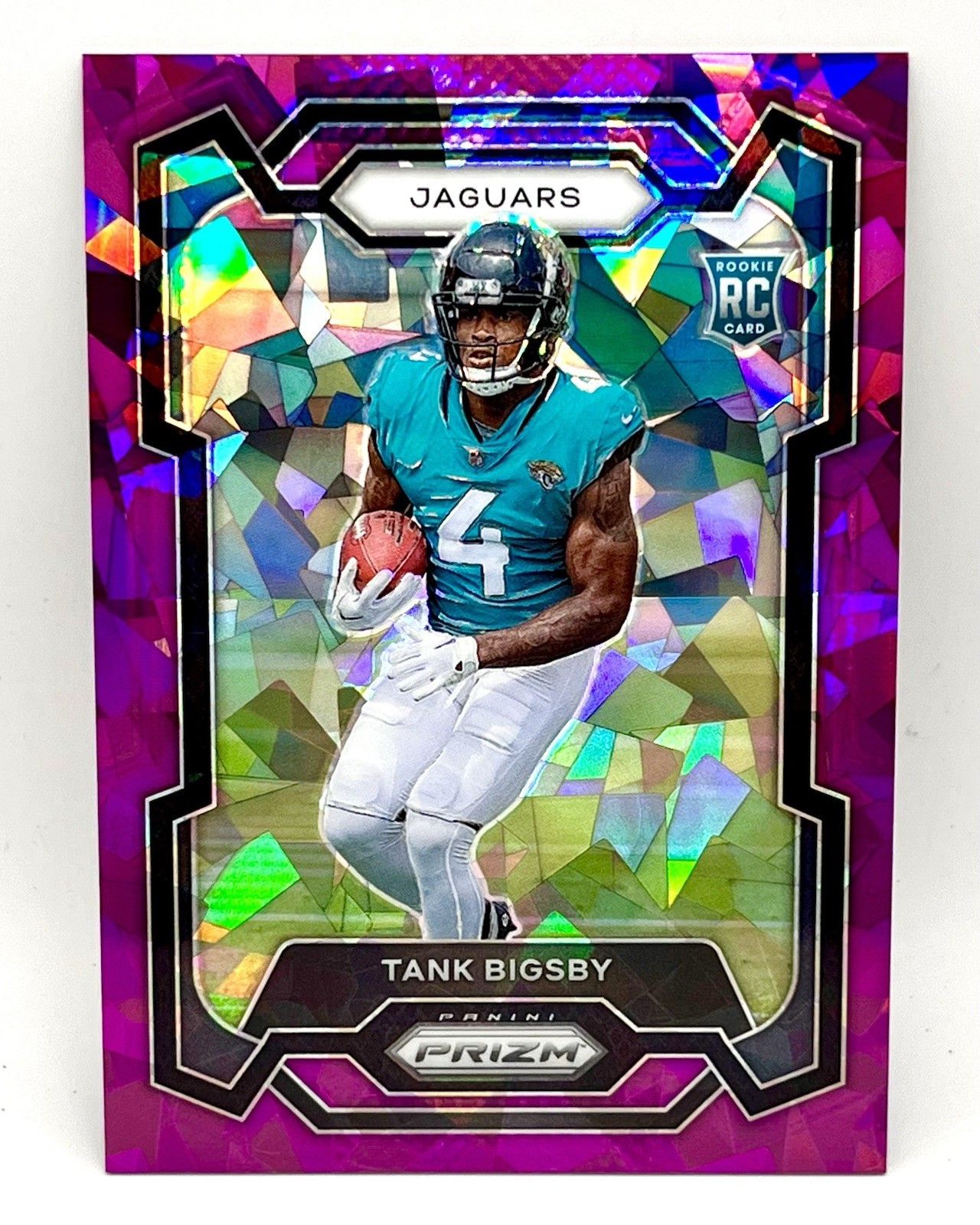 2023 Panini Prizm TANK BIGSBY Rookie Purple Ice /225 #348 Jaguars/Eagles RC SP
