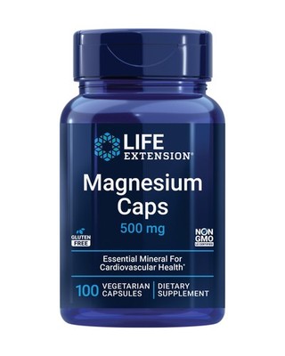 Life Extension DHEA 25mg and Magnesium 500mg Capsules - 100 Count (Pack of 1)