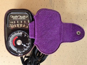 Weston Master II Model 735 Vintage Selenium Exposure Meter with case • 1940s–50s