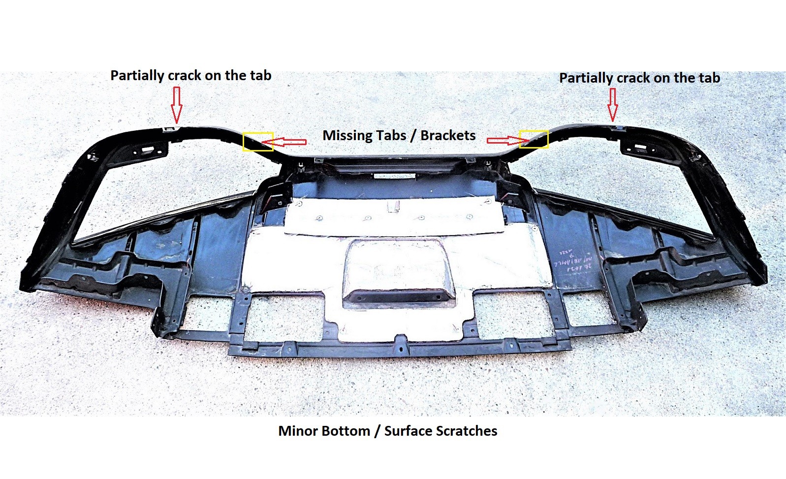 Aston Martin Vantage 2019-2024 Rear Lower Rear diffuser P/N KY6317E955JD
