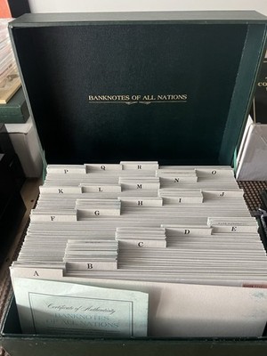 Franklin Mint “Banknotes of All Nations” 150-Note Complete Boxed