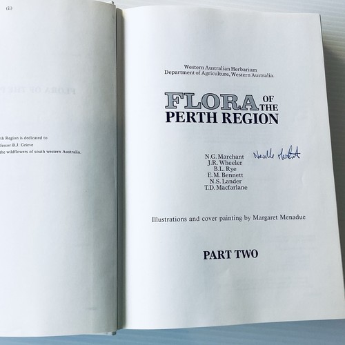 Flora of the Perth Region Part One + Part Two Marchant Wheeler HC 1987 Signed WA - Picture 15 of 22