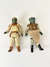 Vintage Star Wars Kenner Action Figures Klaatu & Klaatu Skiff Guard Outfit 1983
