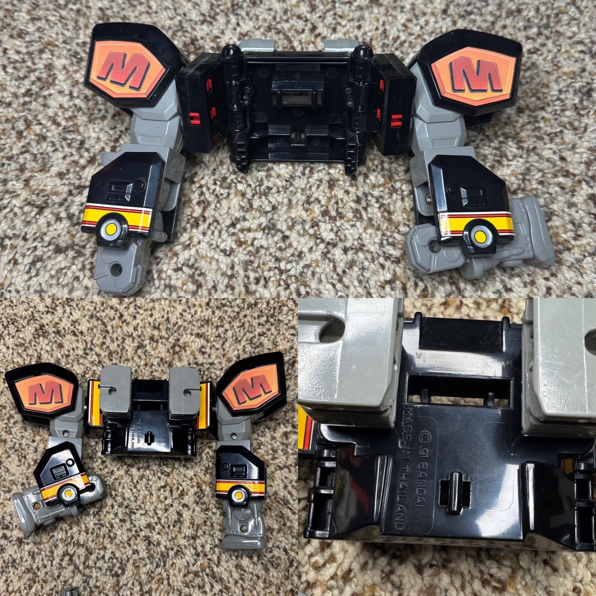 Vintage 1991 Mighty Morphin Power Rangers Ultrazord Megazord
