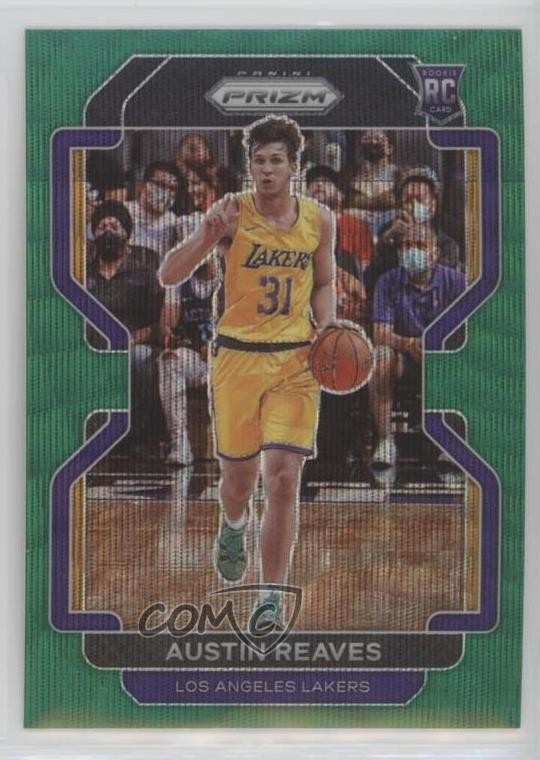 2021-22 Panini Prizm Green Wave Prizm Austin Reaves #165 0q0m