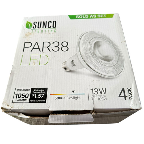 PAR38 LED Flood Light Outdoor Bulb, Waterproof Bright Dimmable, 6000K Daylight 9 - Picture 6 of 8
