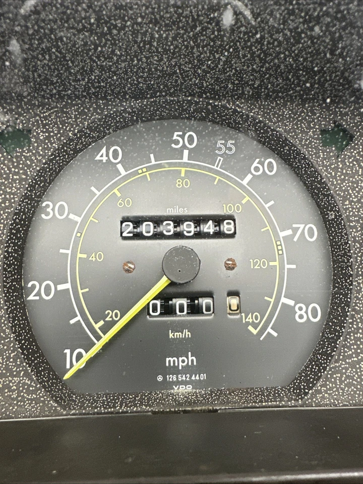 ✅ Cuadro de instrumentos velocímetro Mercedes W126 300SD 1982 panel OEM ✅ Foto 4 de 4