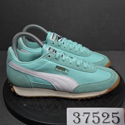 Puma Easy Rider Shoes Youth Size 4 Green Running Low Top Sneakers 399371-07