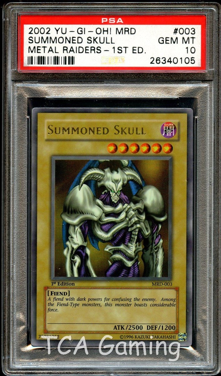 PSA 10 GEM MINT Summoned Skull MRD-003 ULTRA RARE 1st Edition MRD