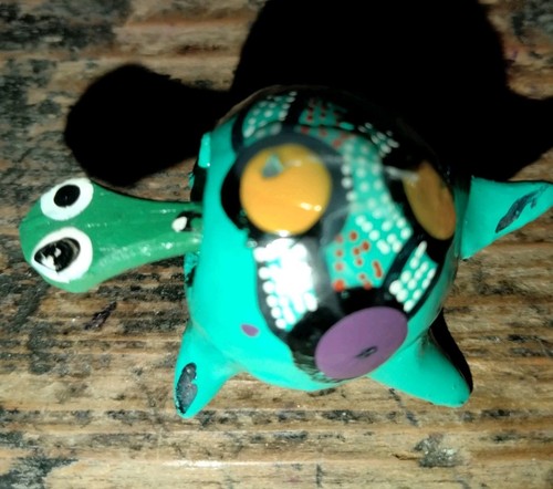 Mini Bobble-Head, Turtle Hand Crafted / Painted - Bild 3 von 7