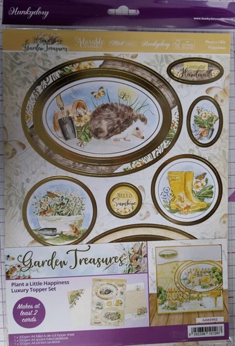 Hunkydory Garden Treasures - Plant A Little Happiness Luxury Topper Set - Picture 1 of 3