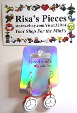 LEGO Loop 2x2 Round Tile Earrings - Clock Fac...