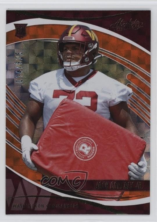 2025 Panini Absolute Rookies Orange Mosaic /825 Josh Conerly Jr Rookie RC 0yn8