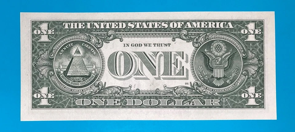 September 18, 1989 (L 09181989 K) BIRTHDAY Note $1 One Dollar Bill *UNC* - Image 3 of 4