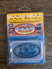 Doc's Proplugs Protective Earplugs Non-Vented Without Leash Clear Case