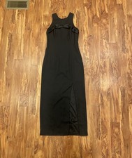 Alyce Designs Black Formal Maxi Dress With Bow