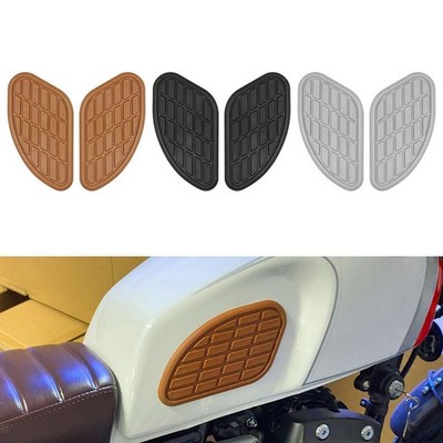 2pcs Motorrad Tankpolster tragen resistente Nicht -Slip -Abziehbilder