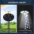 Solar Flag Pole Light 136 LED 2600mAh Bright White 7000K for 15 to 30 Ft Poles — photo 3