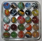 25 Vintage Peltier Marbles!!  Bloody, Clear Rainbos, and More! Pretty Colors!! — photo 10