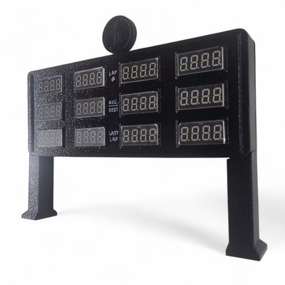 Slot Car Lap Counter And Timer: Lap Count, Lap Avg., Best Lap