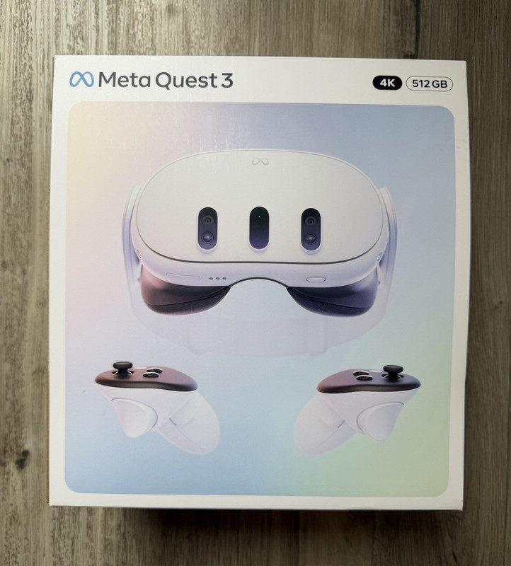 Meta Quest 3 512GB VR Headset with Controllers boxed with JohnLewis warranty NEW