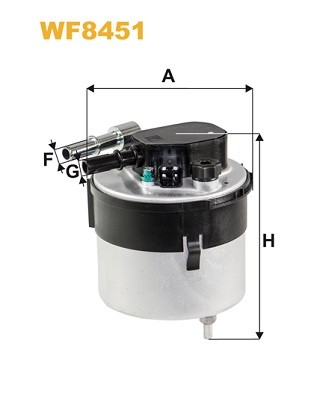 WIX FILTERS WF8451 FUEL FILTER FOR FORD,FORD AUSTRALIA,MAZDA,VOLVO