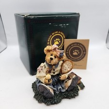Boyds Bears Chrissie Game Set Match Tennis Figure Figurine USED 227717 Chrissy