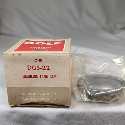 DGS-22 Gasoline Tank Cap Dole Valve Co Morton Grove, ILL.