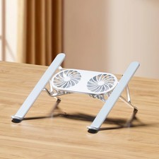 Mayten Laptop Stand with Cooling Fans, Aluminum Foldable and Portable Noteboo...