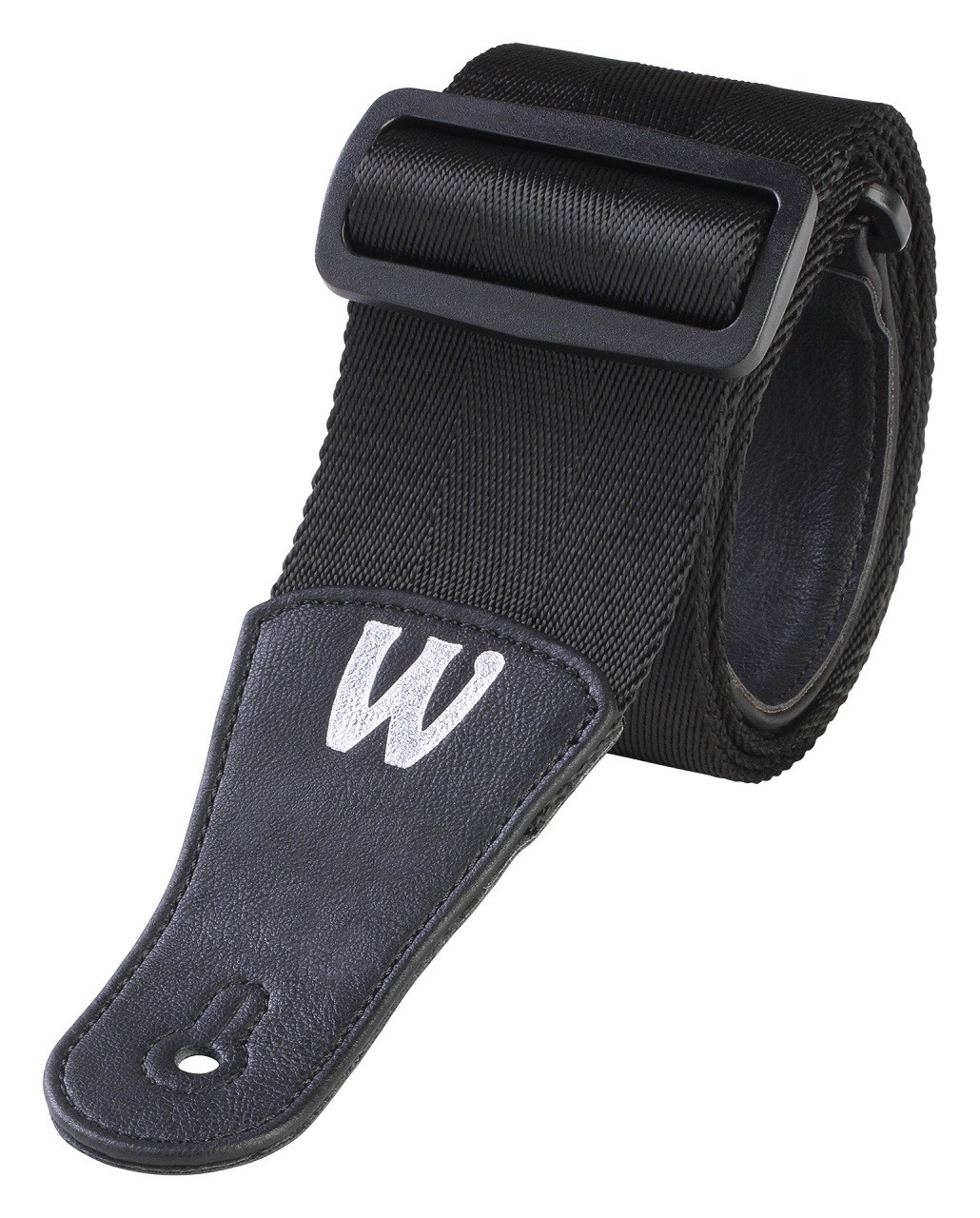 WARWICK Nylon Bass Strap - Black Silver Embossing 7490₽