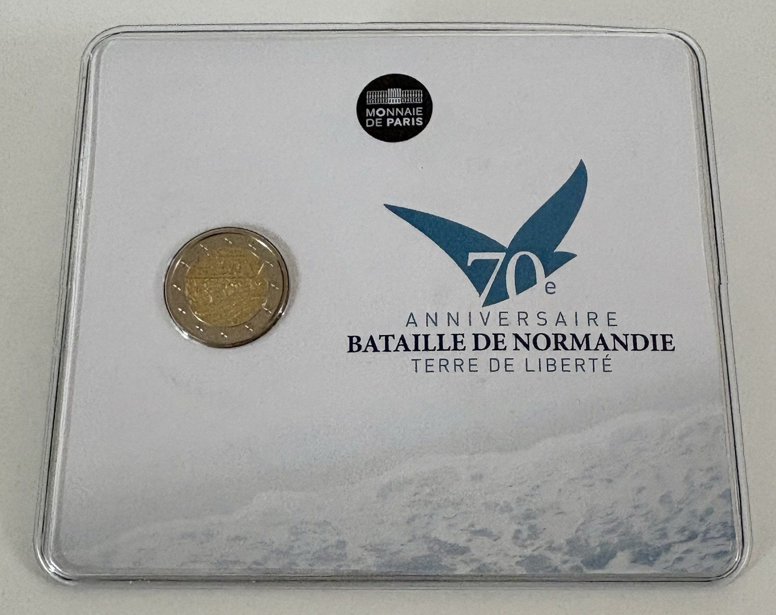 🇫🇷 2 Euro BU Coincard France 2014 - DDAY D-DAY Jour J Débarquement 🇫🇷