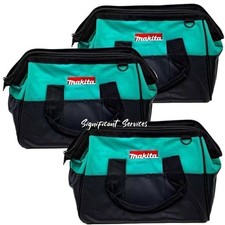 MAKITA Contratista Bolsa de Herramientas Estuche de Almacenamiento Bolsillos Exteriores 14” x 11” x 9” Correa 3PK