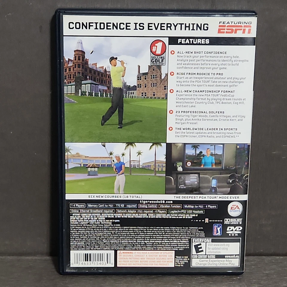 Tiger Woods PGA Tour 08 Sony PlayStation 2 PS2 Complete - Image 3 of 4