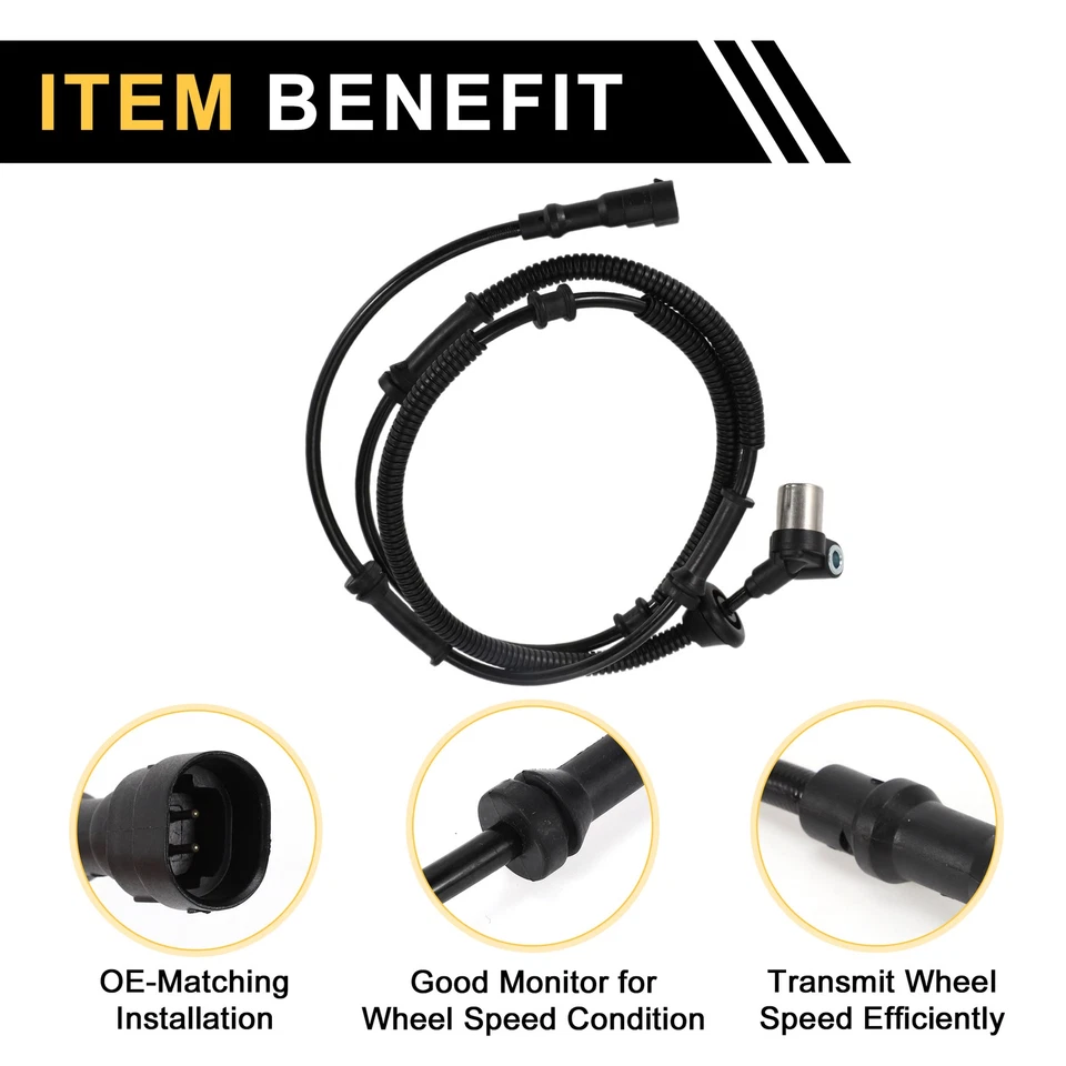 Sensor de velocidad de rueda ABS Nº56027729 para Jeep TJ 1997-2006 1 pieza trasera izquierda Foto 4 de 4