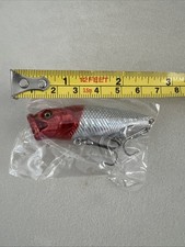 quality Mini poppers 2.5” Red Head Skitter Bug Style