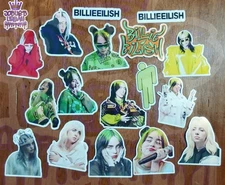 17pcs Stickers: Billie Eillish  Glossy Stickers