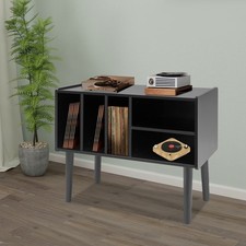 Plattenspieler-Ständer, Vinyl-Aufbewahrungsschrank, Plattenspieler-Ständer mit
