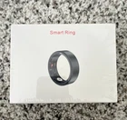 JRring Smart Ring Activity Tracker Heart Rate Sleep iOS/Android Size 8 Black