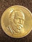 *RARE!*James Garfield $1 Dollar Gold Tone Coin 2011 , 20th President 1861 Auctio — photo 2