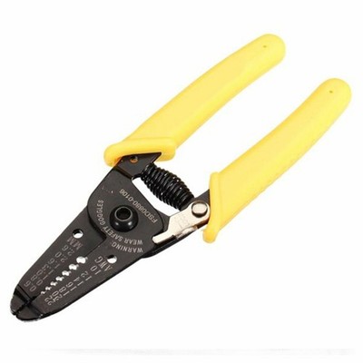 6'' Multifunctional Cable Wire Stripper Cutter 10-22 AWG Metric Electrical Tool
