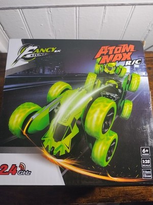 Fancy Stunt R/C Atom Max Green Remote Control 1:28 Race Car new