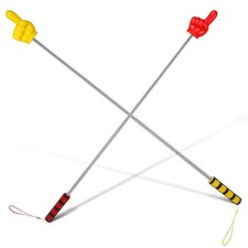 2 Pcs Telescopic Hand Pointer Sticks With Soft Grip For Classroom Use