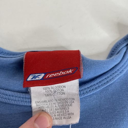 Vintage Reebok Graphic T Shirt, Youth Large, Blue, - Picture 4 of 6