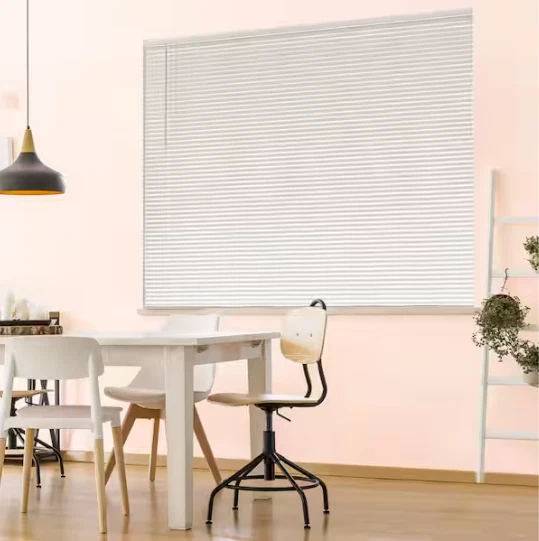 White Cordless Room Darkening Vinyl Mini Blinds with 1 in. Slats 20.5" W x 72" L - Image 4 of 4