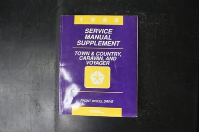 Chrysler 1996 Service Manual Supplement Town & Country Caravan Voyager FWD