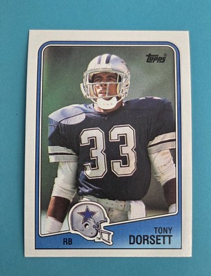 1988 Topps #262 Tony Dorsett Dallas Cowboys FOOTBALL Card 9E