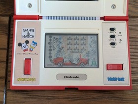 NINTENDO GAME & And Watch Mickey & Donald w/ BOX & Manual Booklet 1982 JAPAN