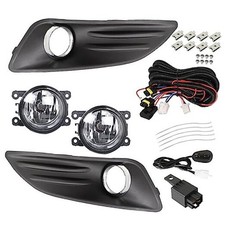Left and Right Side Fog Lights Replacement for Fiesta 2013-2018 Bumper Fog