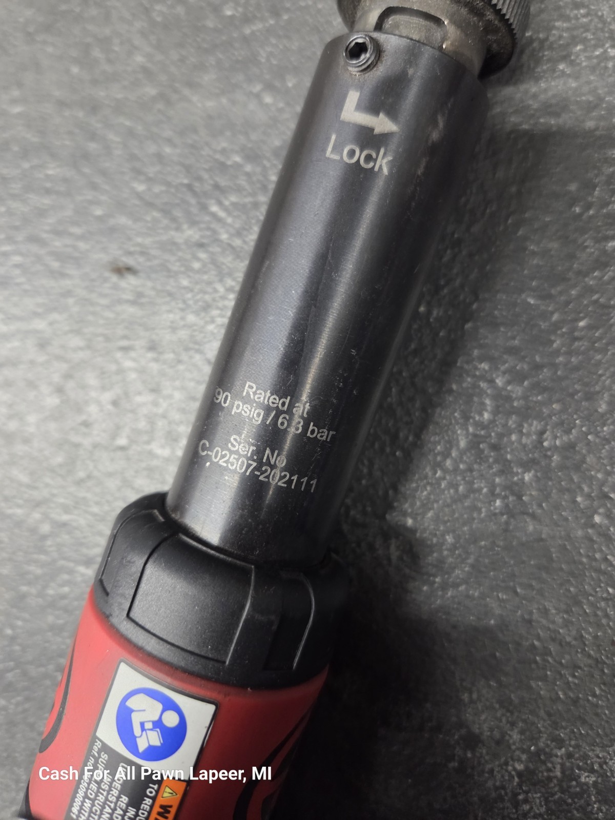 CHICAGO-PNEUMATIC 7410 CP7410 1/4" Extended Air Die Grinder