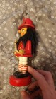 Christian Ulbricht smoker nutcracker is a vintage 7-inch German fireman figure — photo 2